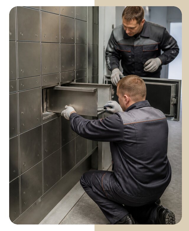 Монтаж депозитной ячейки в Мирном по цене от 6571 р. | ДвериЛегко-Мир