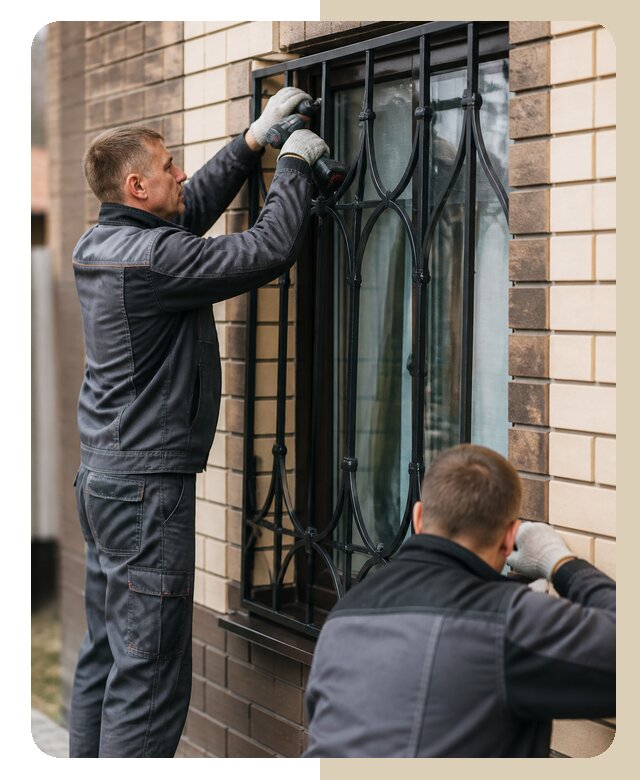 Установка решеток в дом в Мирном по цене от 3538 р. | ДвериЛегко-Мир
